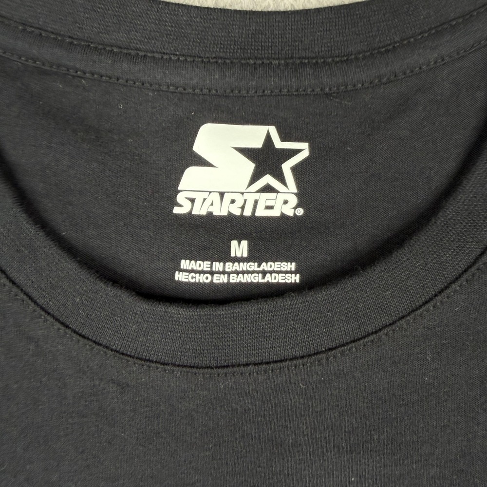 Baltimore Ravens Shirt Mens Medium Black NFL Football Starter Long Sleeve Tee - Picture 3 of 9
